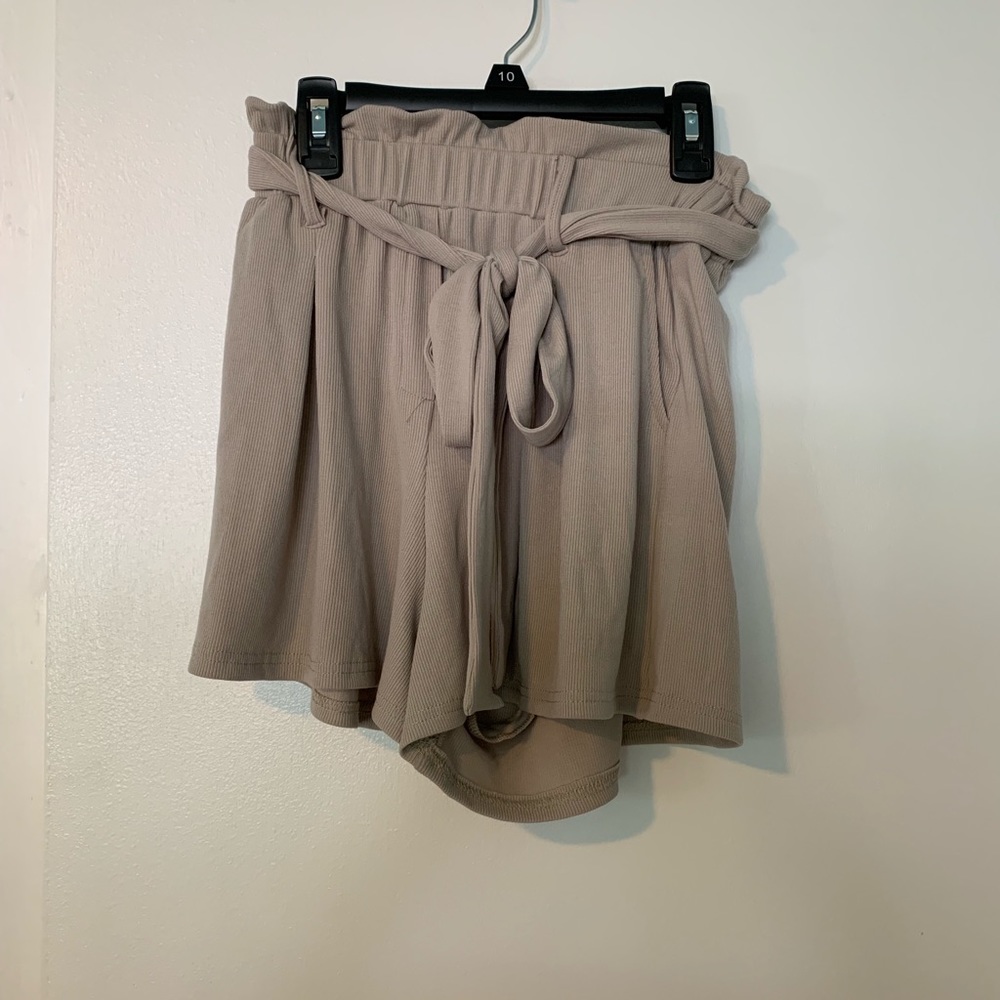 Mocha Paperbag Shorts
